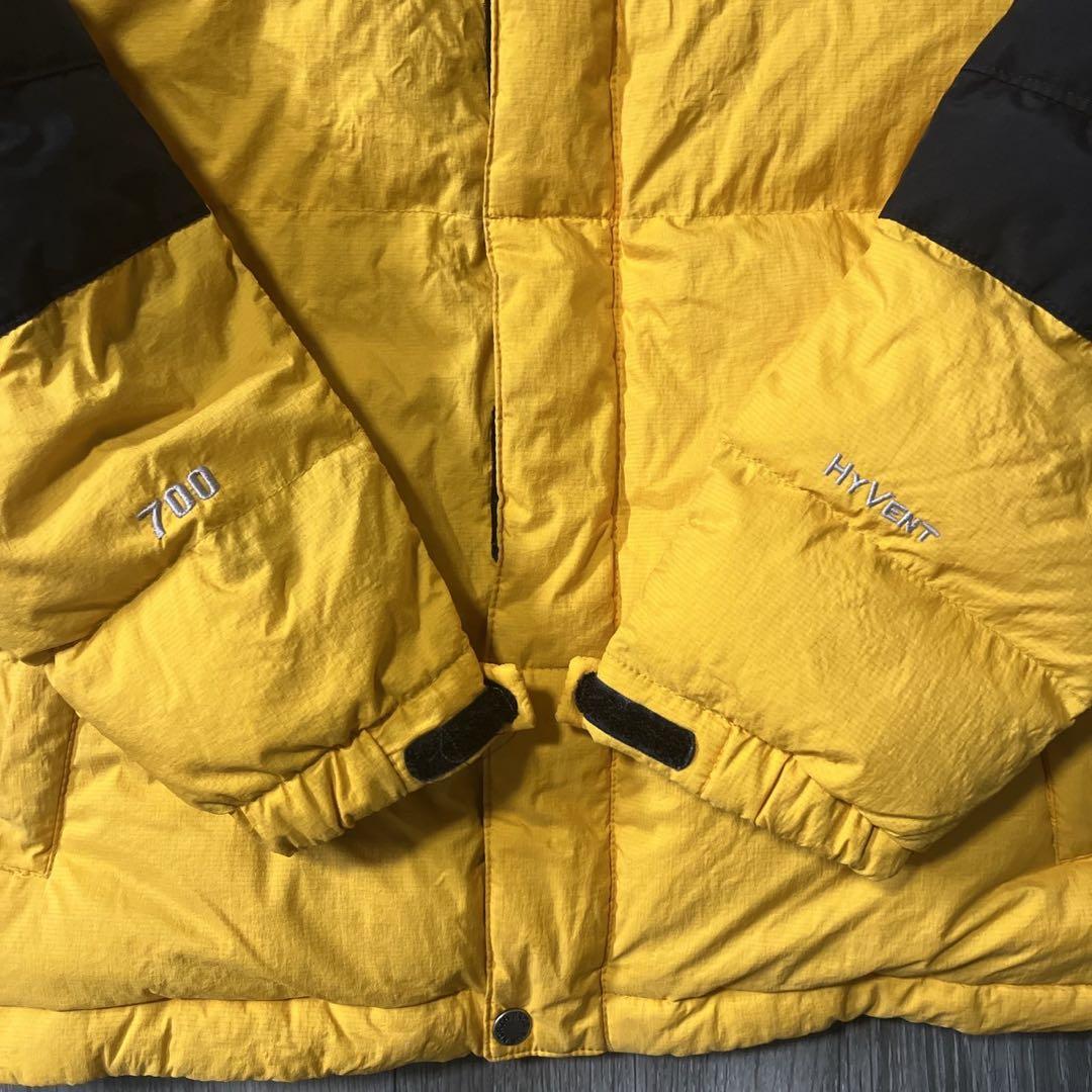 美品　ノースフェイス　バルトロ　700フィル　ダウン　HYVENT イエロー