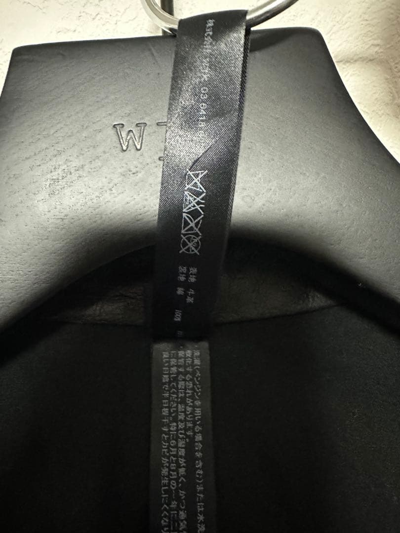 wjk レザージャケット　チェスターコート　メンズコート