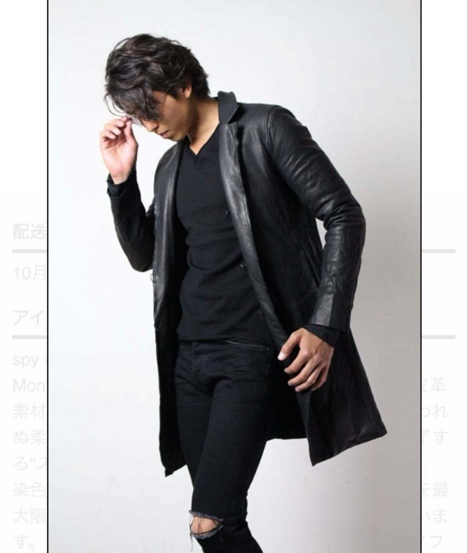 wjk レザージャケット　チェスターコート　メンズコート