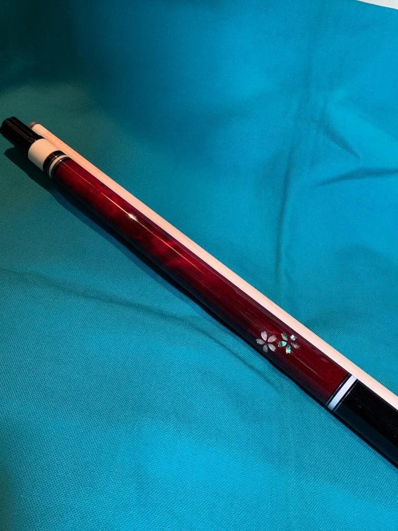 赤【新品】桜インレイ・プレイキュー・ラジアル・12ｍｍ