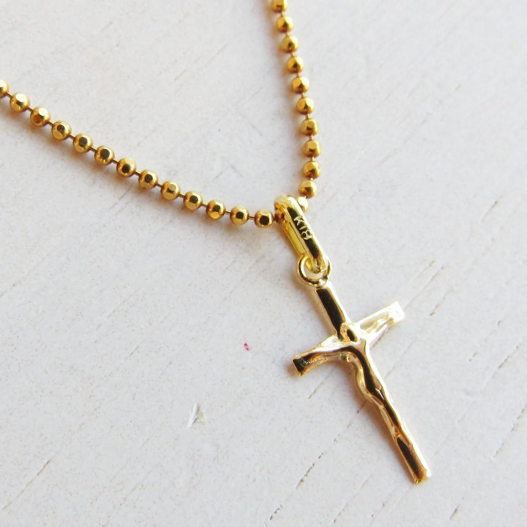 K18 18K クロス 刻印 十字架 刻印あり 18金 トップ