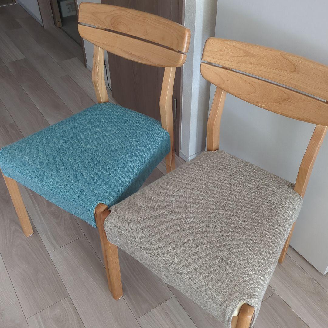 【にぃ】ダイニングチェア2脚セット