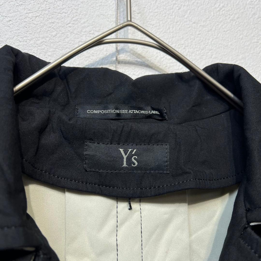 希少 ワイズ 上質 ワッシャー シワ加工 ダブルガンパッチ チェスターコート 1