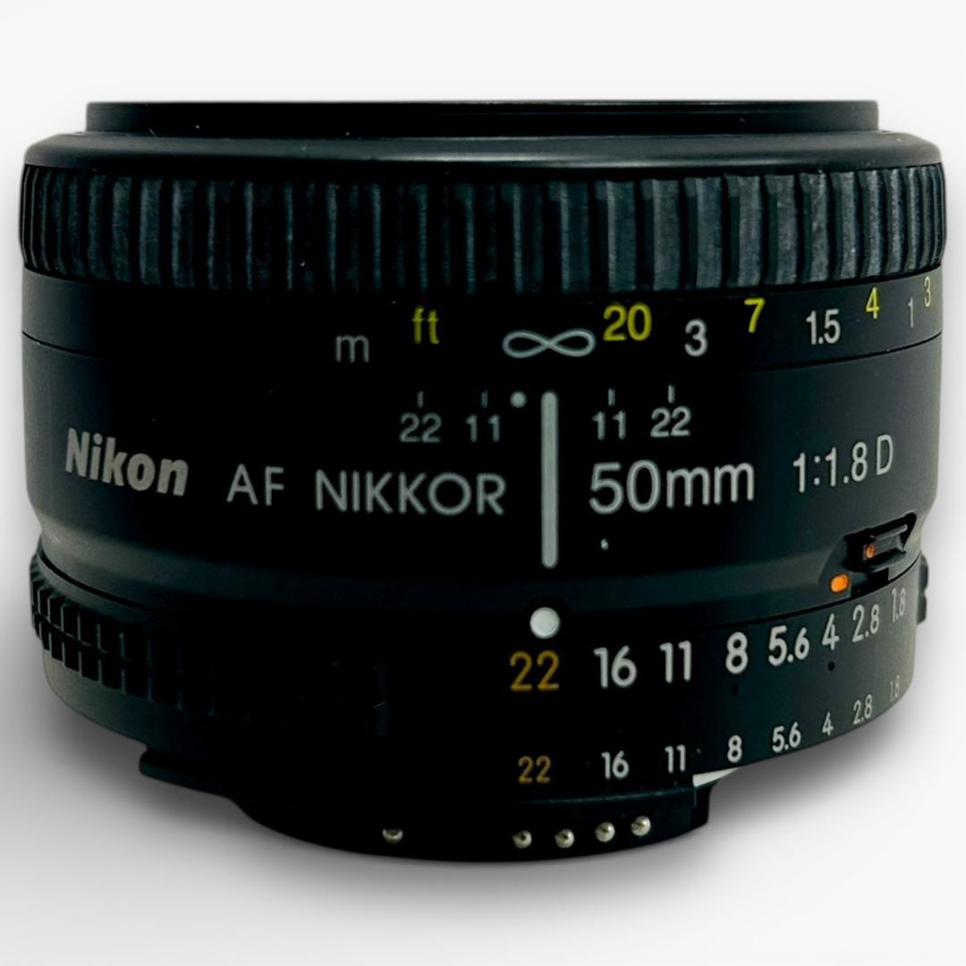 ★極美品★ Nikon AF NIKKOR 50mm f/1.8D 単焦点レンズ
