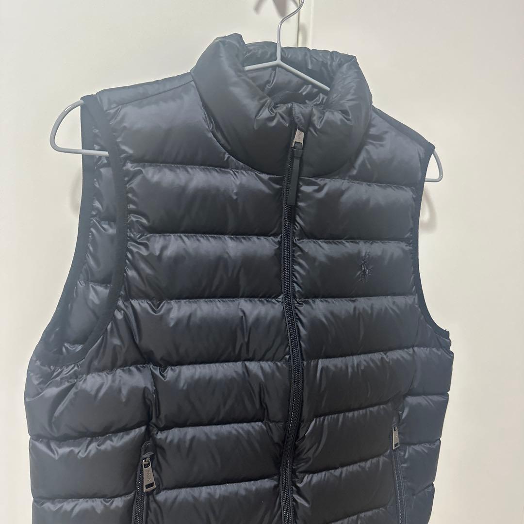 POLO ラルフローレン ブラック ダウンベスト