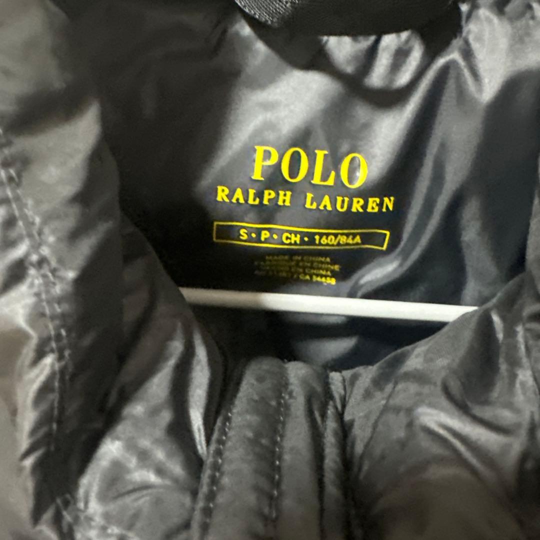 POLO ラルフローレン ブラック ダウンベスト