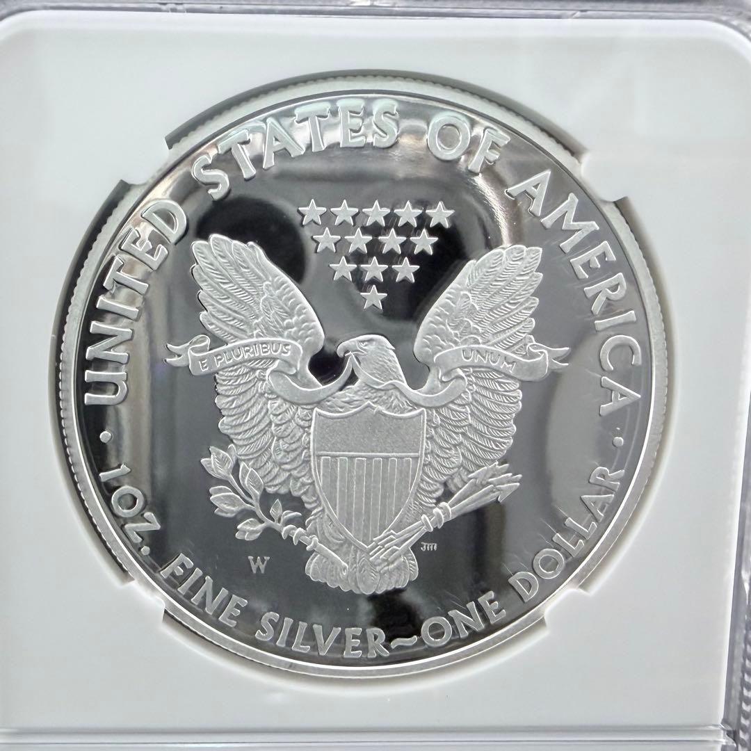 イーグル 銀貨 2010年 NGC PF70 プルーフ 最高鑑定 純銀 1オンス