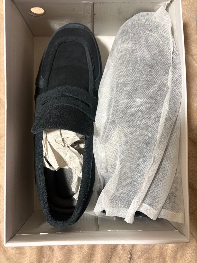 OPENING ACT×VIBRAM リアルレザースウェードローファースニーカー