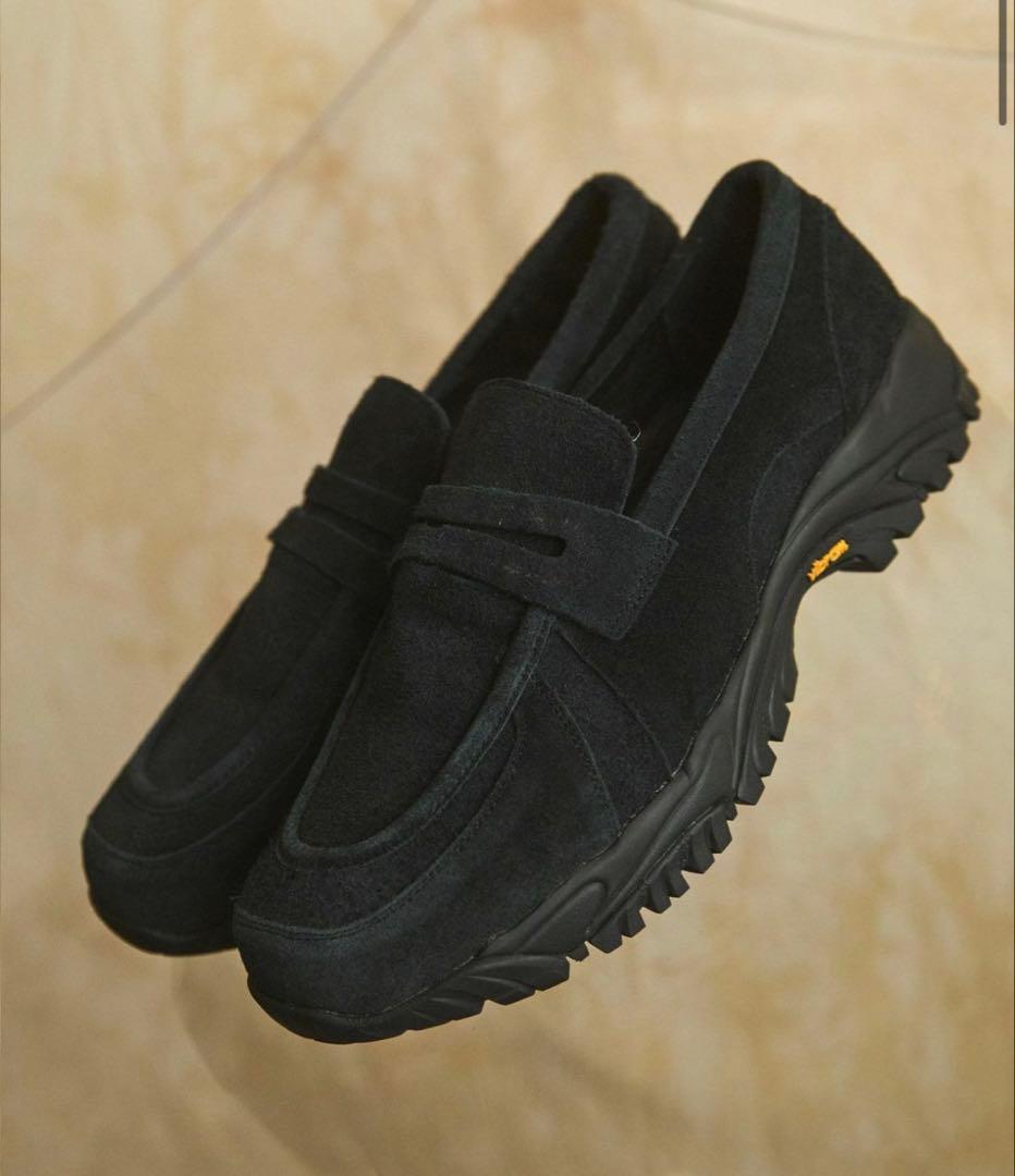 OPENING ACT×VIBRAM リアルレザースウェードローファースニーカー