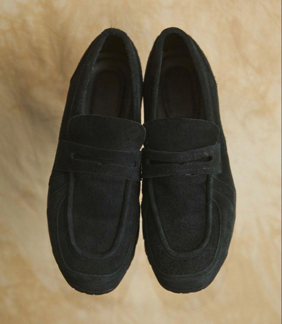 OPENING ACT×VIBRAM リアルレザースウェードローファースニーカー