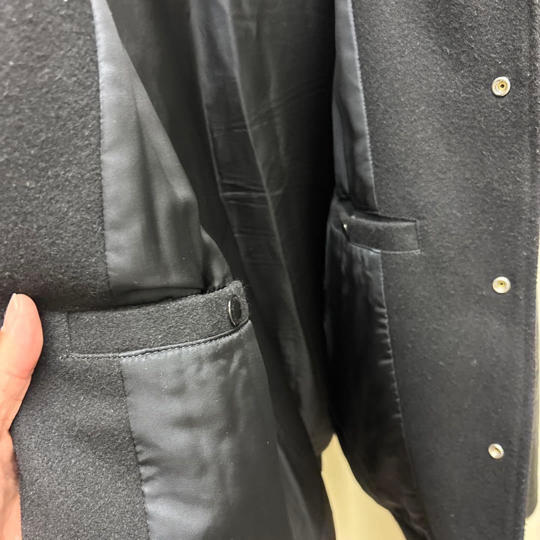 ワコマリア 天国東京 バーシティジャケット ウールメルトン カウハイド　XL