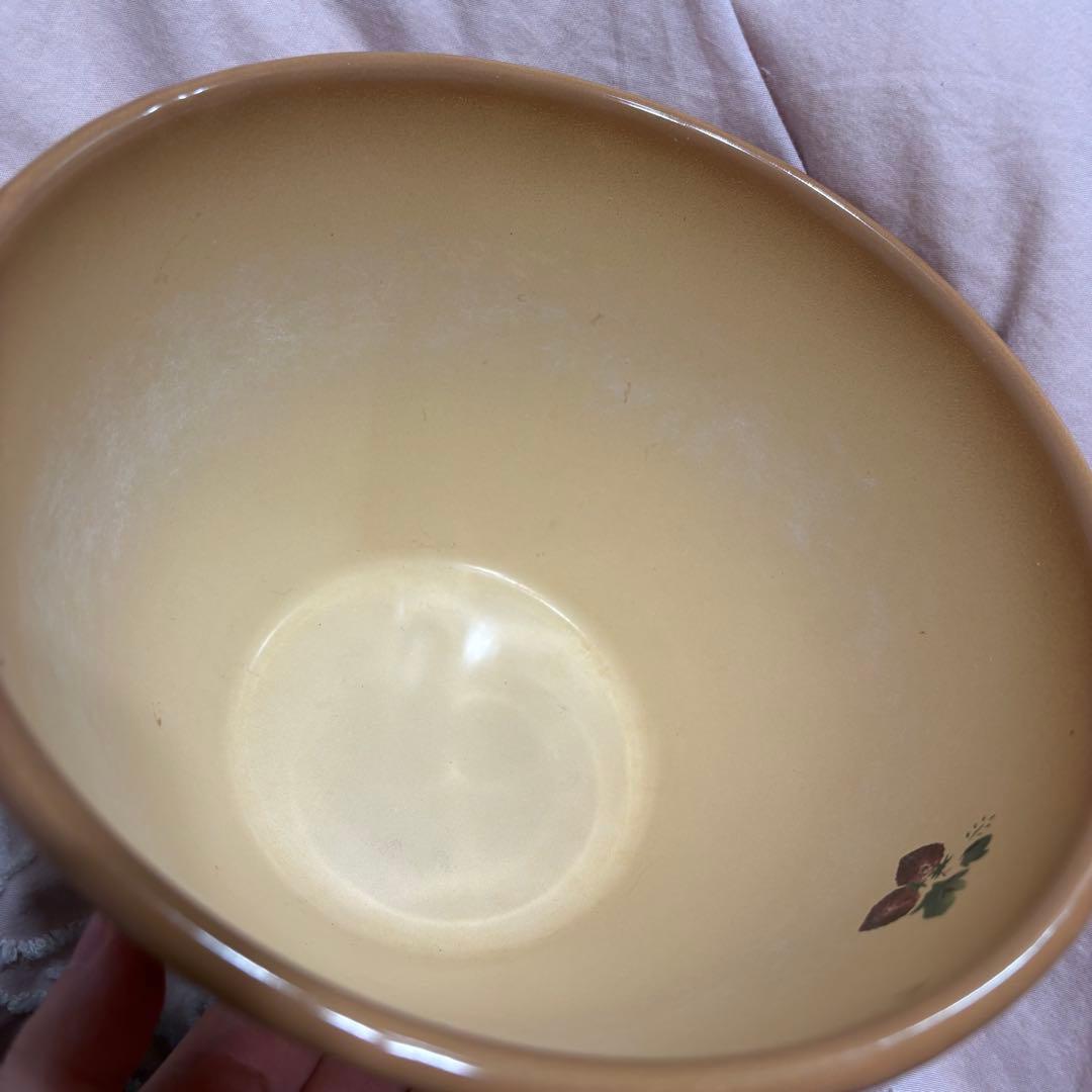 イマン　imane いちご　ストロベリー　アンティーク　レトロ　ホーローボウル