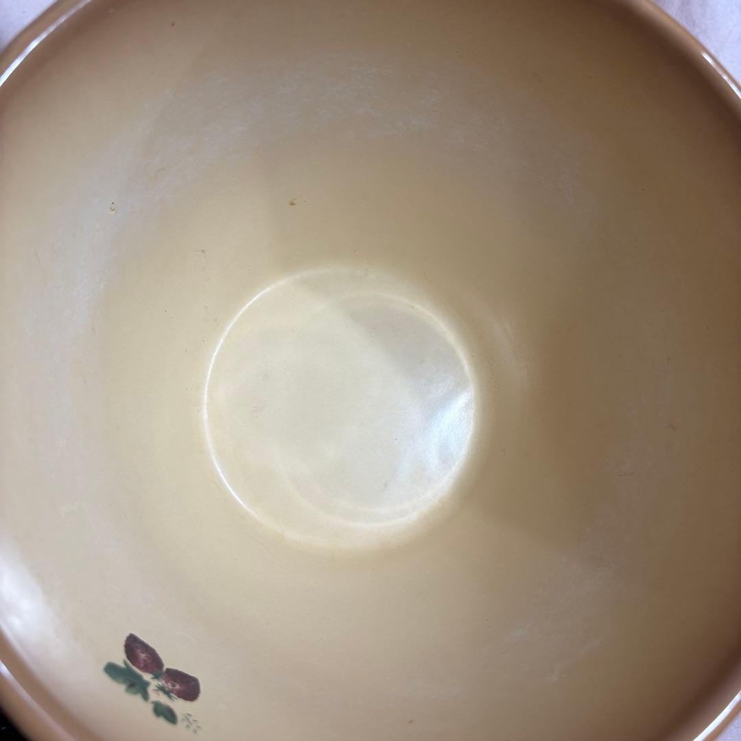 イマン　imane いちご　ストロベリー　アンティーク　レトロ　ホーローボウル