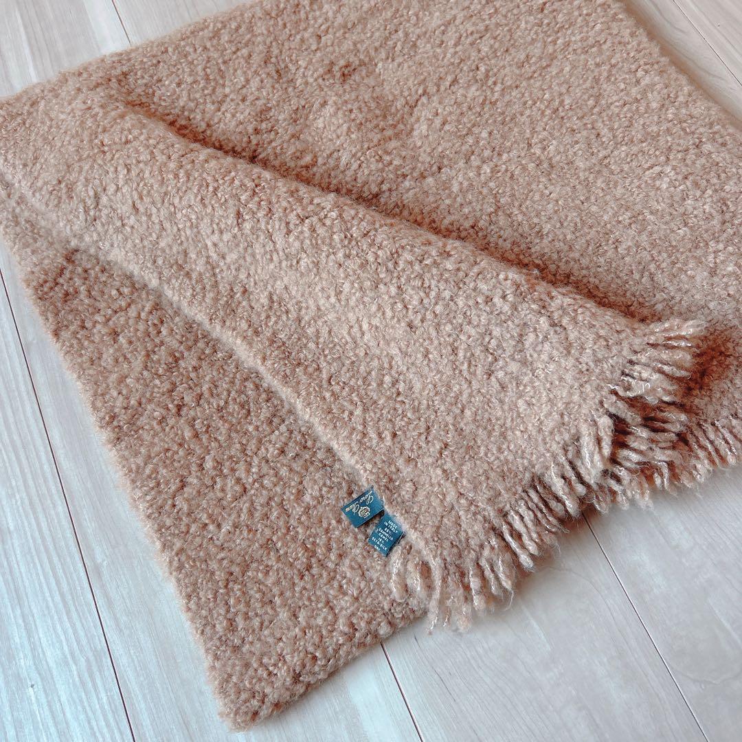 ロロ・ピアーナ Loro Piana テディベア 大判ストール キャメルシルク