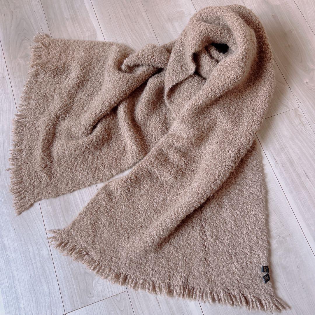 ロロ・ピアーナ Loro Piana テディベア 大判ストール キャメルシルク