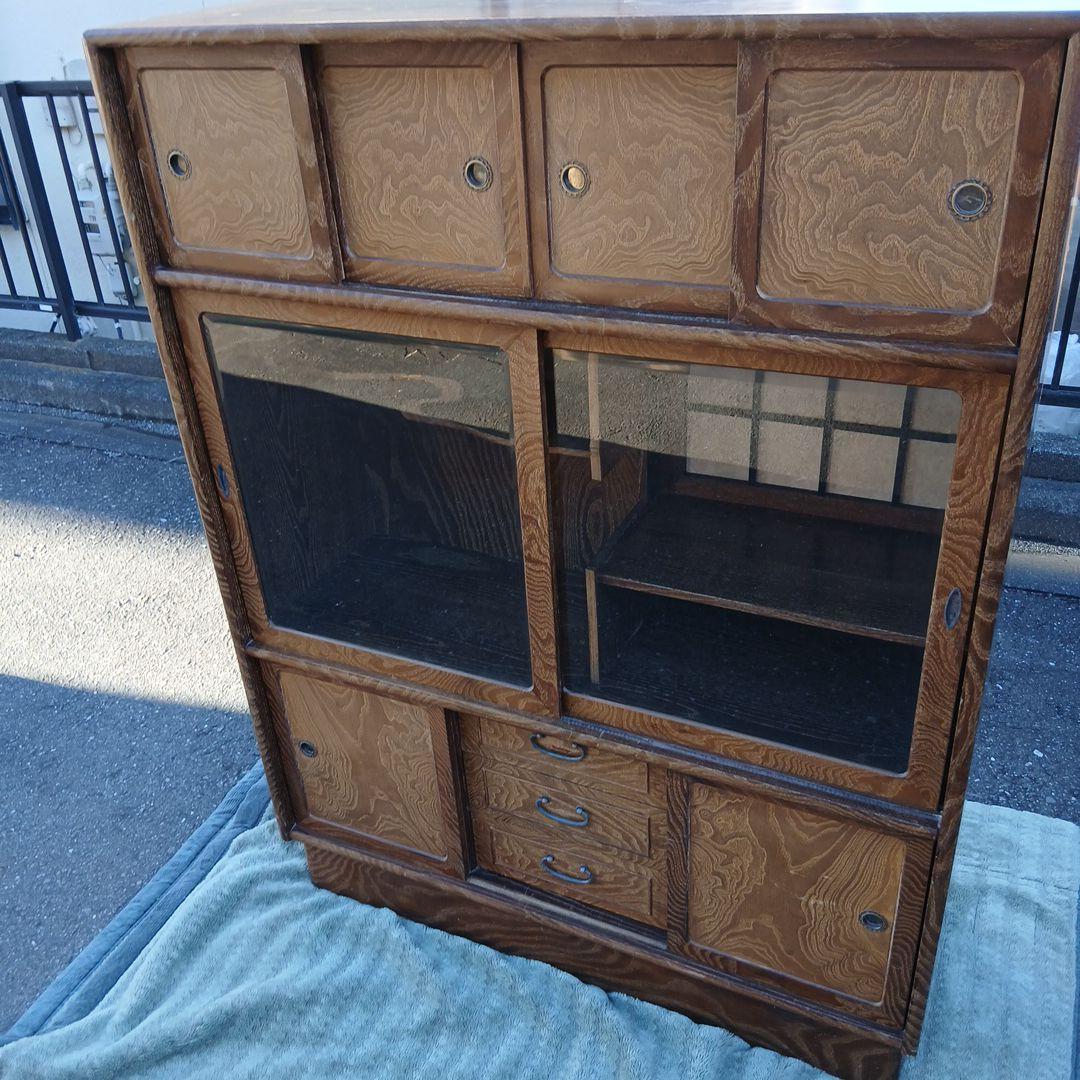 レトロ☆茶タンス 古民家 古家具☆当時物