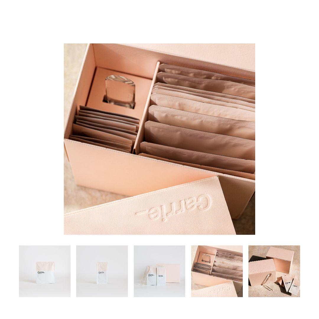 Y77）【未開封のまま発送】carrie_ モイスチャージェルパック 炭酸パック