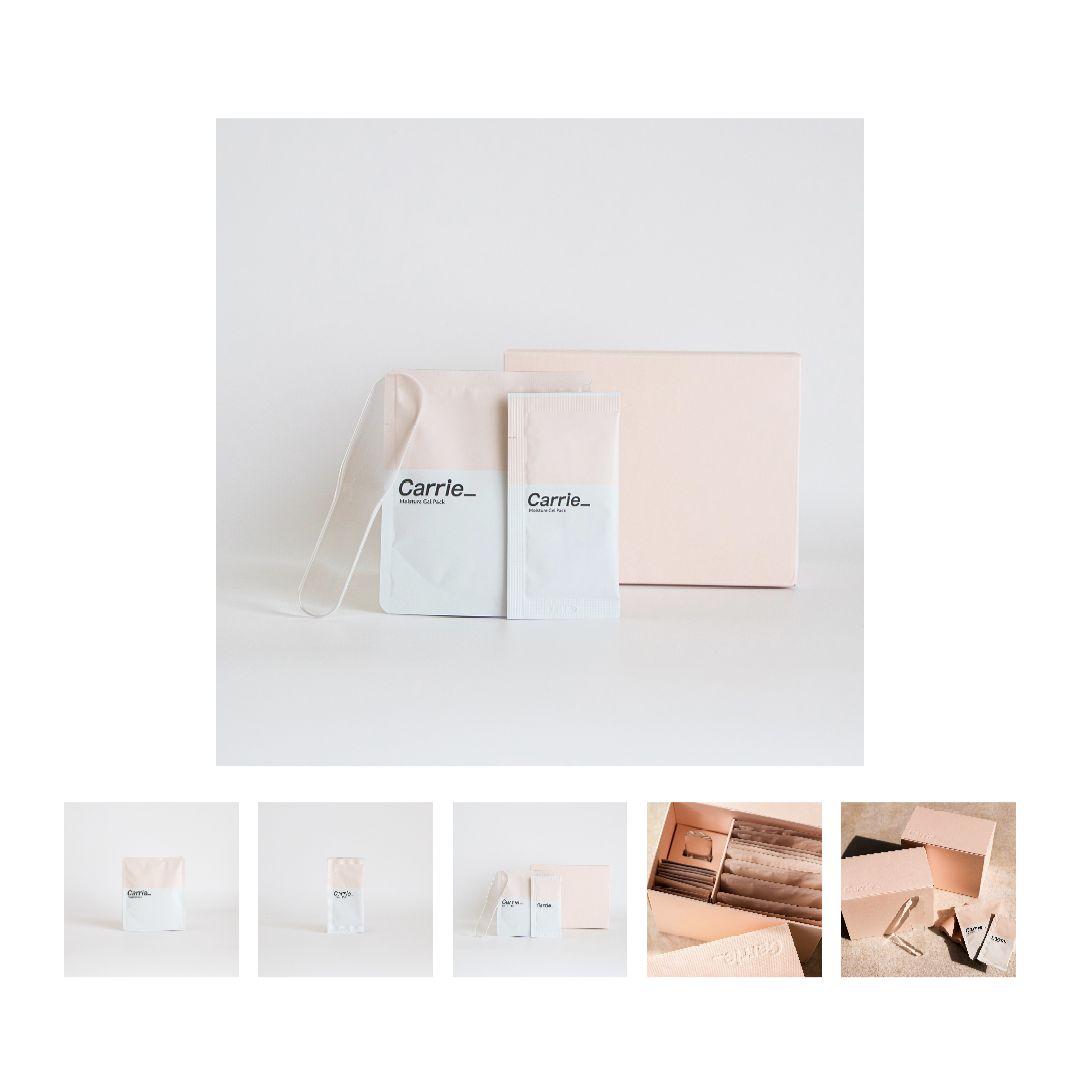 Y77）【未開封のまま発送】carrie_ モイスチャージェルパック 炭酸パック