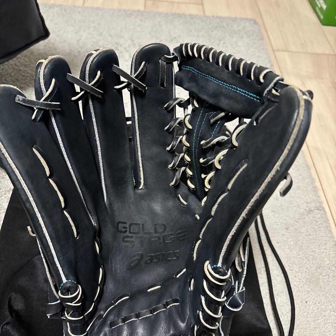 asics ゴールドステージ 外野用 グローブ 左投げ