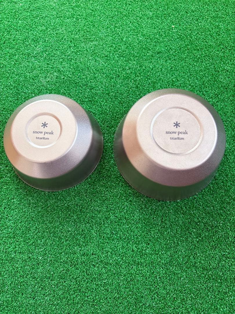 peak チタンダブルボウル 400 600 セット