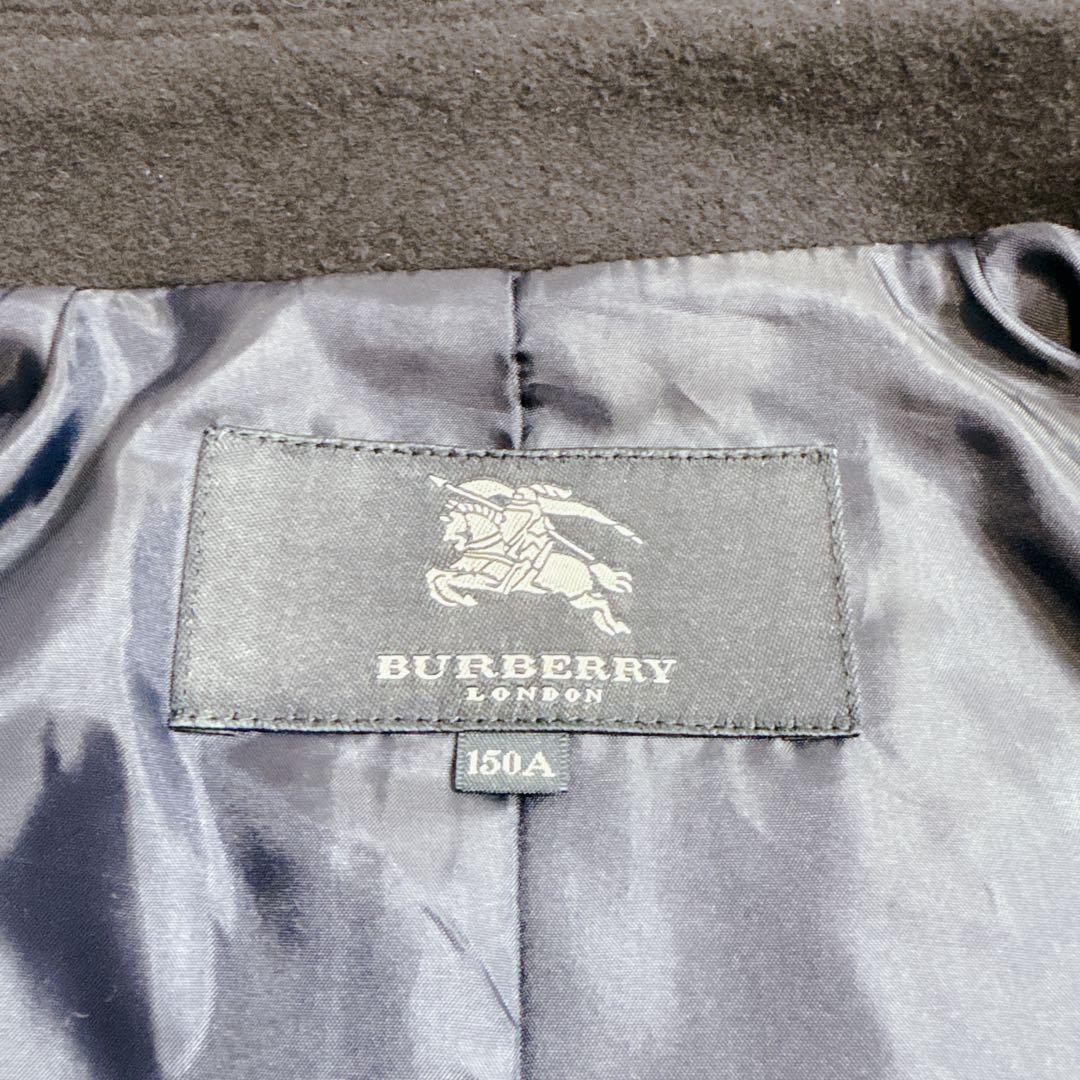 美品✨BURBERRY LONDON アンゴラ フーデットコート サイズS