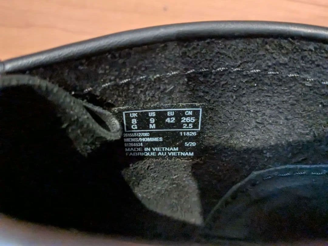 Clarks クラークス ワラビーブーツ　ブラックレザーUK8