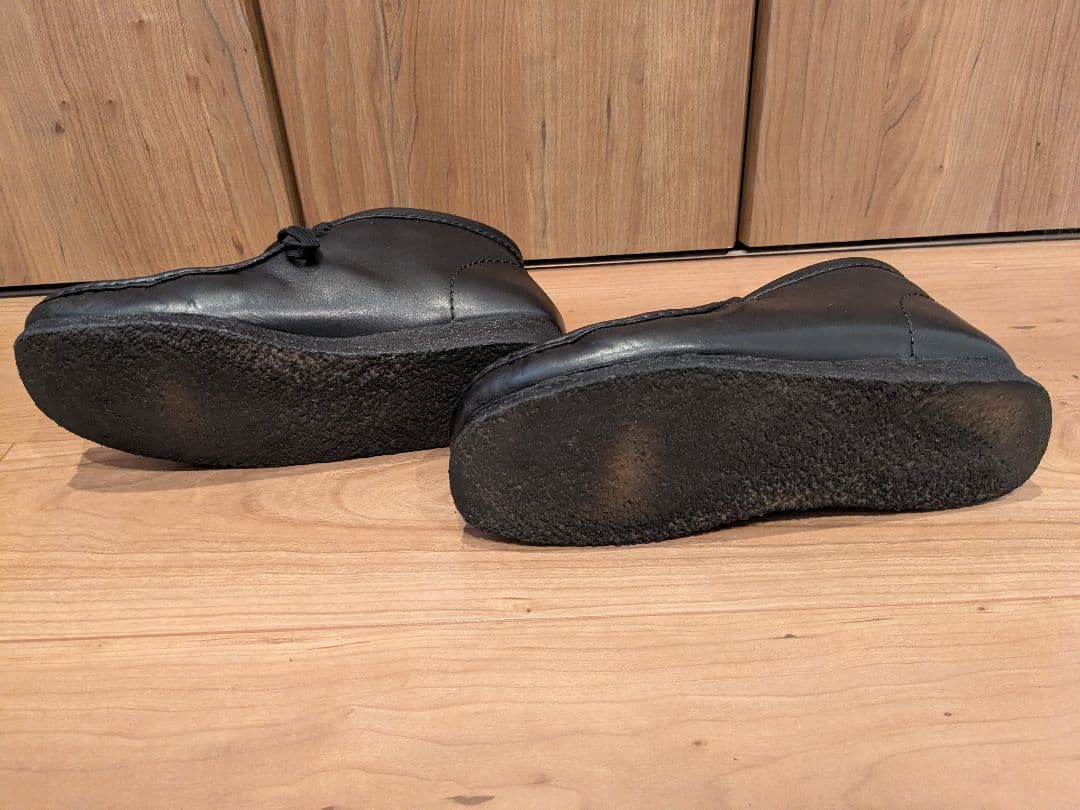 Clarks クラークス ワラビーブーツ　ブラックレザーUK8