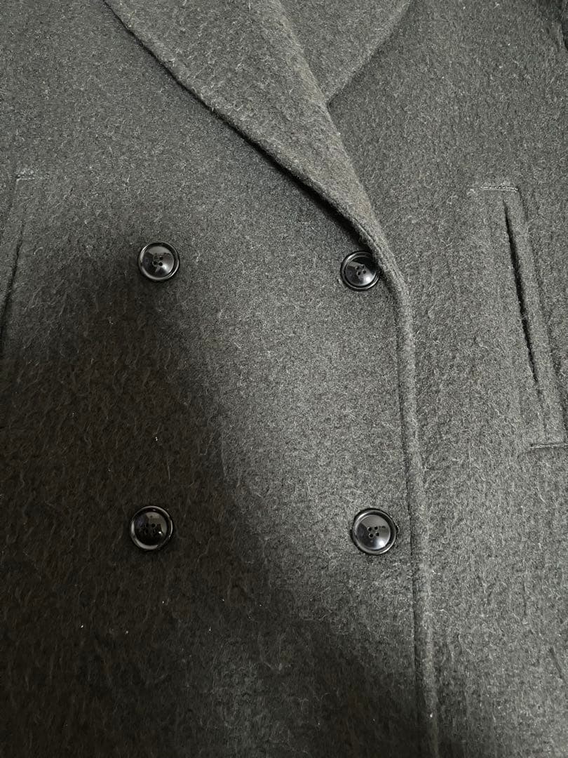 ★美品★【spick&span】ミドルシャギーコート グレー 38