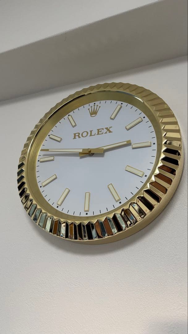 週末限定セール希少　新品　ロレックス　デイトジャスト　掛け時計　ゴールド