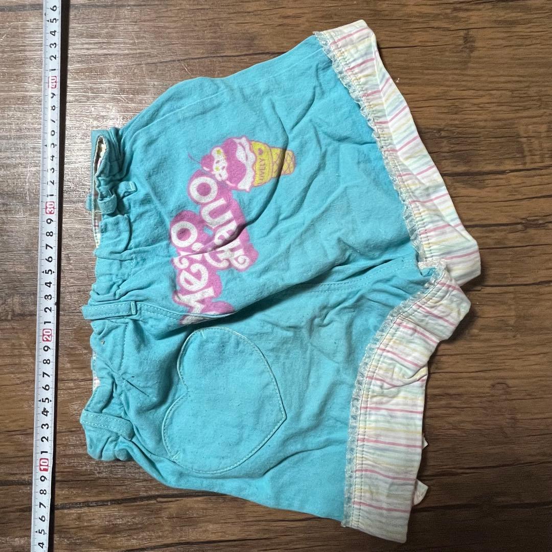 メゾピアノ　130（120.135） スカート、長T、ズボンセット　ベリーちゃん