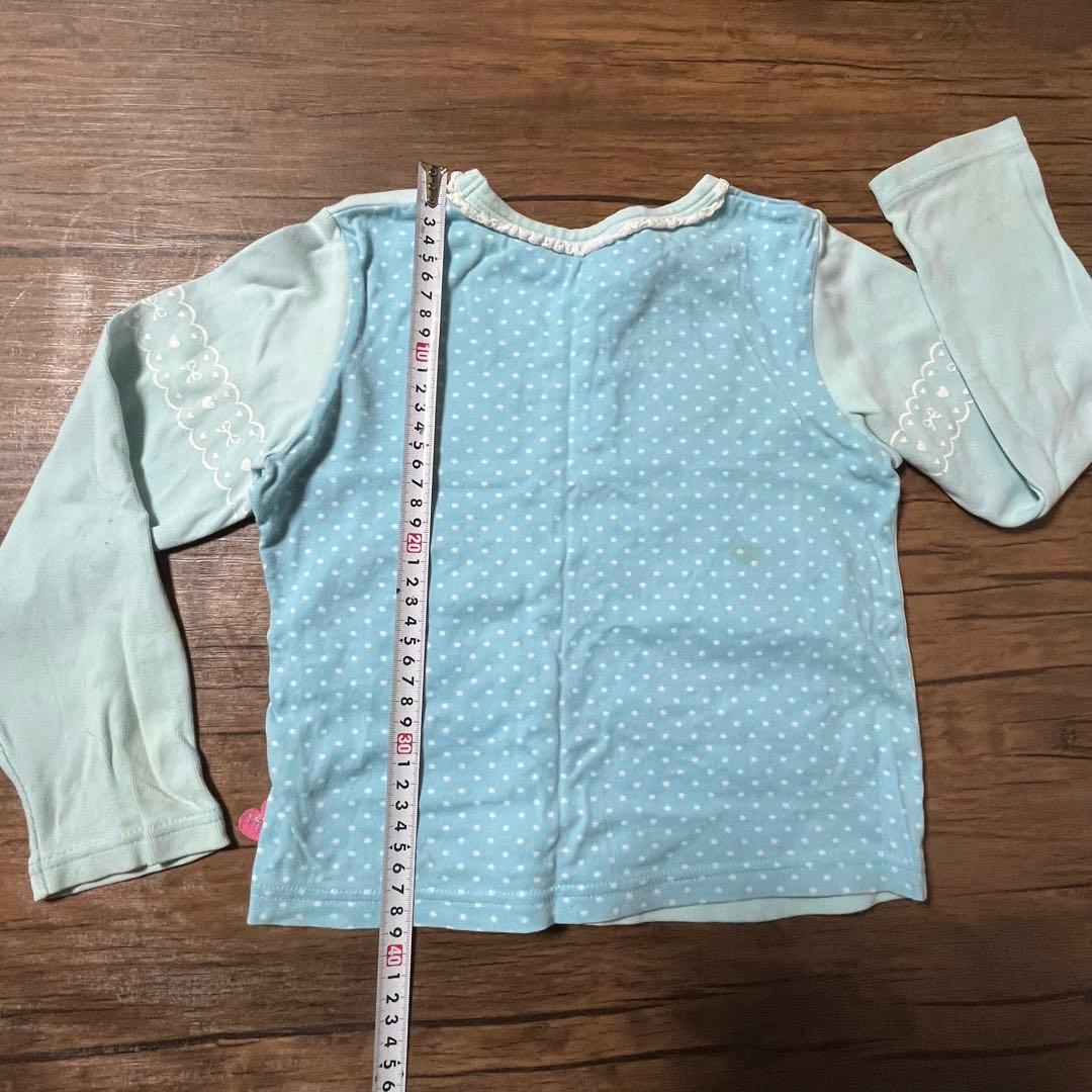 メゾピアノ　130（120.135） スカート、長T、ズボンセット　ベリーちゃん