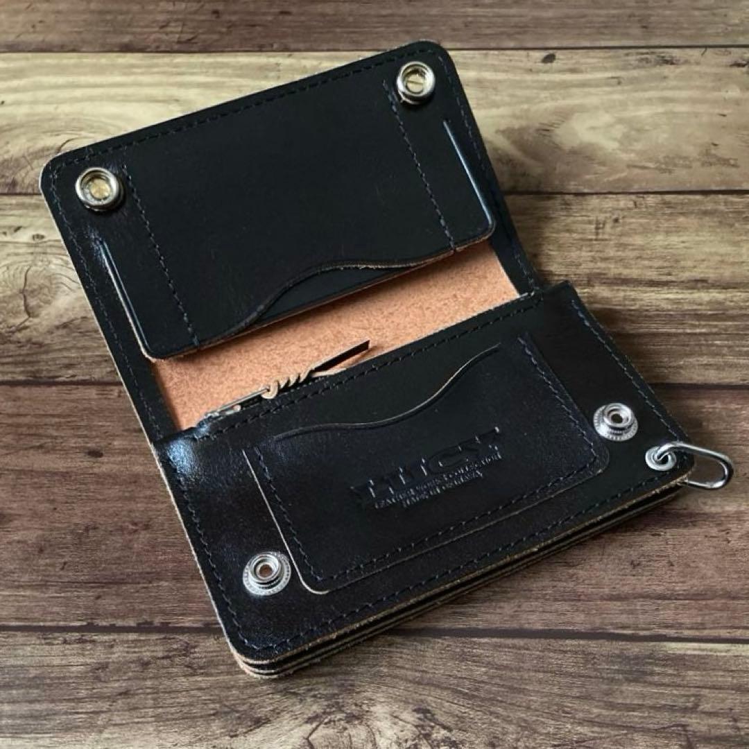 【お札を折らずに収納】ミドルトラッカーウォレット アポロコンチョ【即納品】