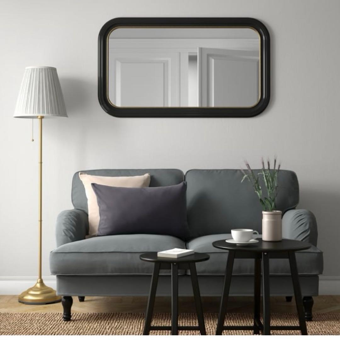 IKEA 鏡　アルマロード　ALMARÖD ブラック　姿見 70x120 cm