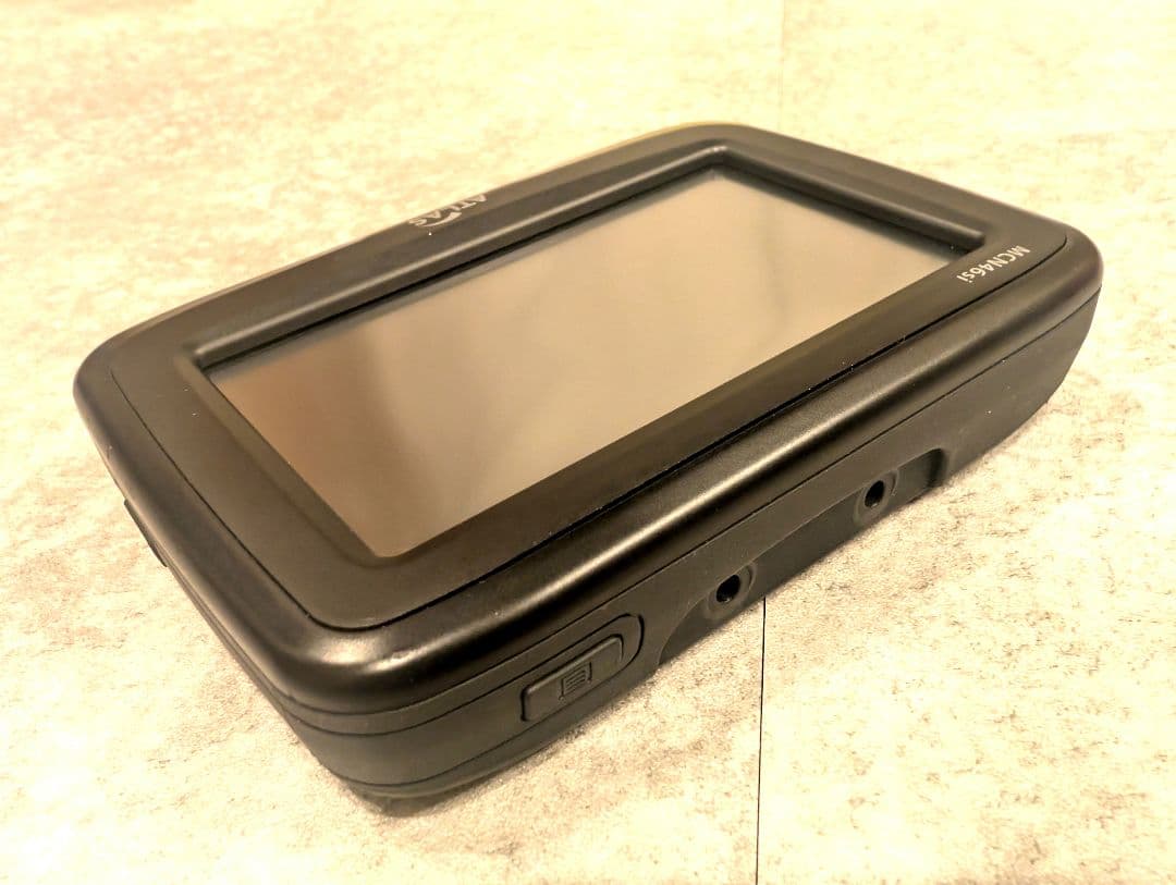 中古美品 ユピテル ATLAS MCN46si バイク用ナビ スペアバッテリー付