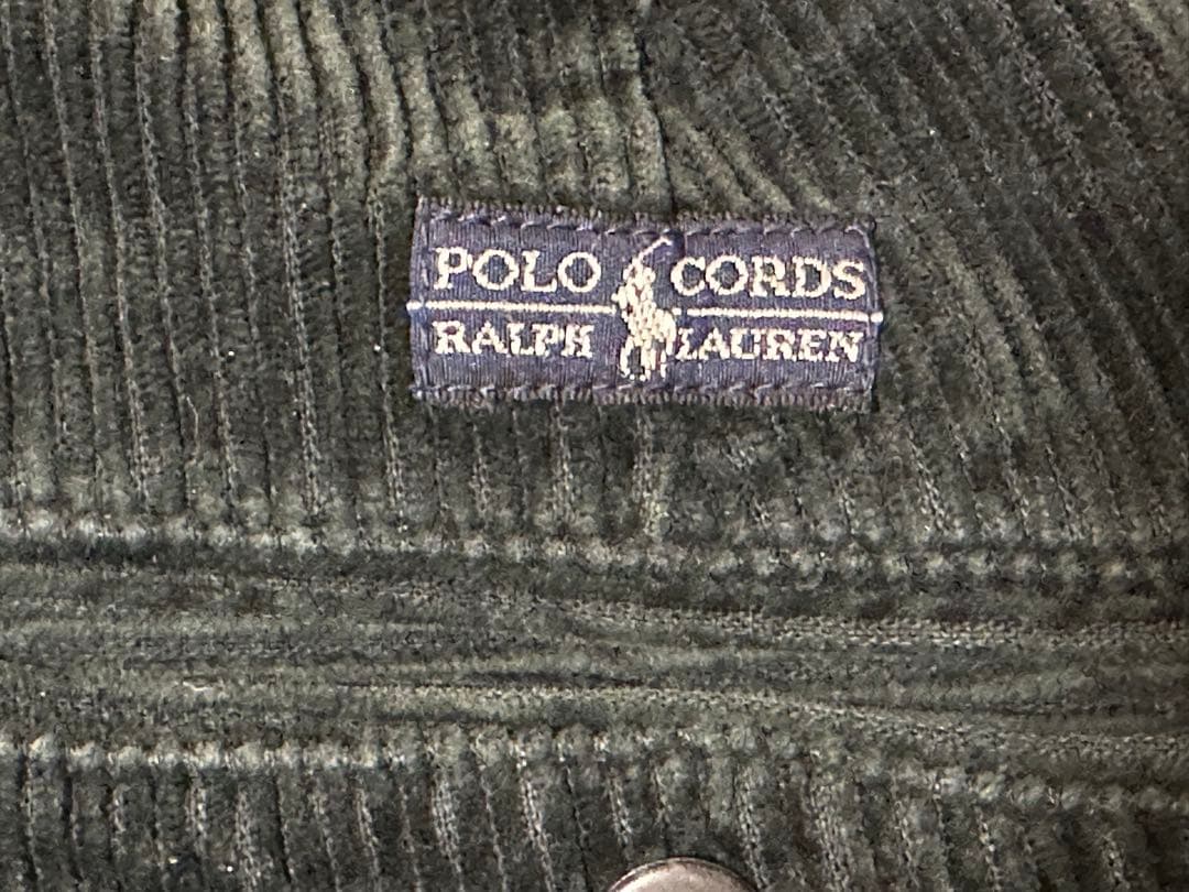 ラルフローレン コーデュロイ 90s 太畝　ANDREW 黒　ブラック