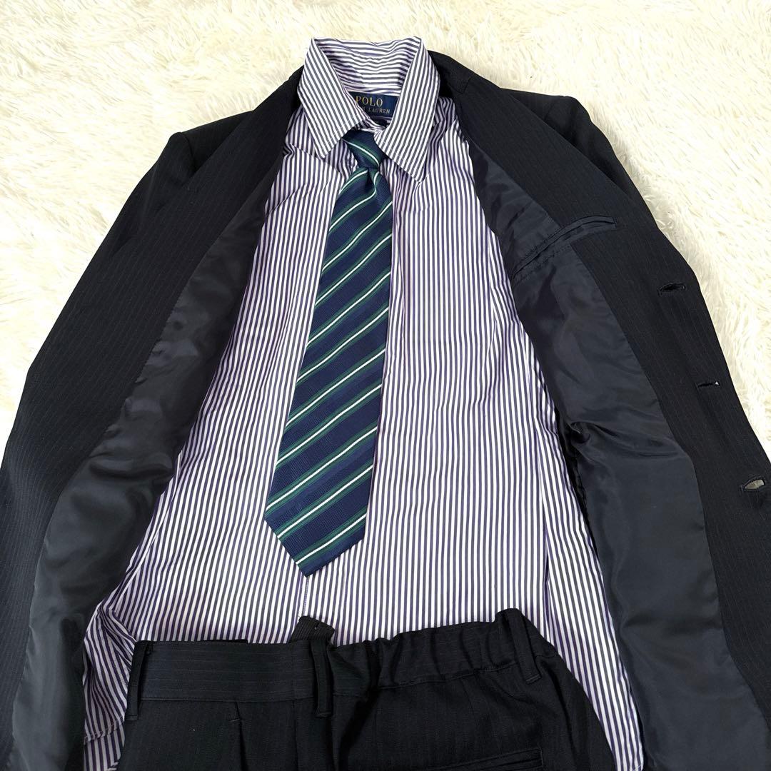 キャット フォーマルスーツ 卒業 セット160 黒 卒服 シャツ ラルフローレン