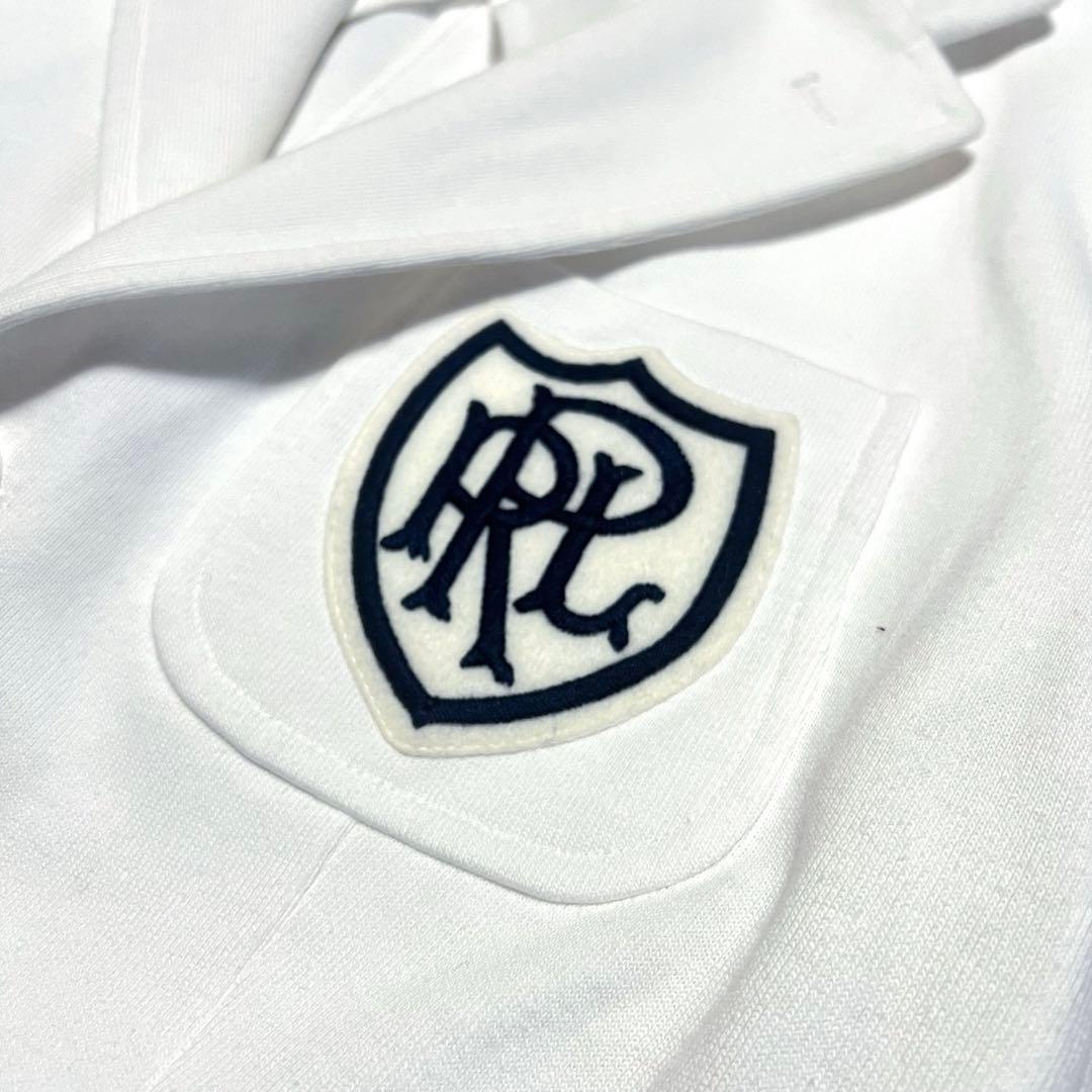 美品 2025 ポロラルフローレン ロゴクレストコットンジャージーブレザー 洗濯