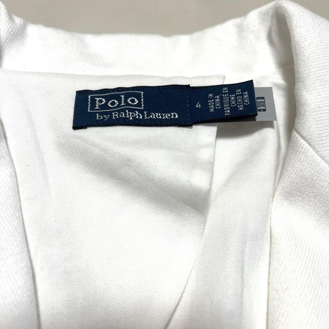 美品 2025 ポロラルフローレン ロゴクレストコットンジャージーブレザー 洗濯