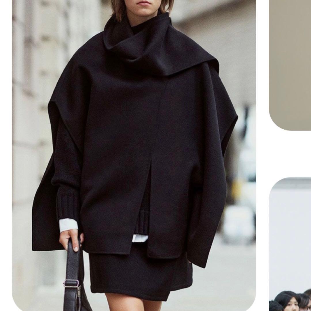 新品　COS コス　ケープ　ポンチョ　コート　ストール