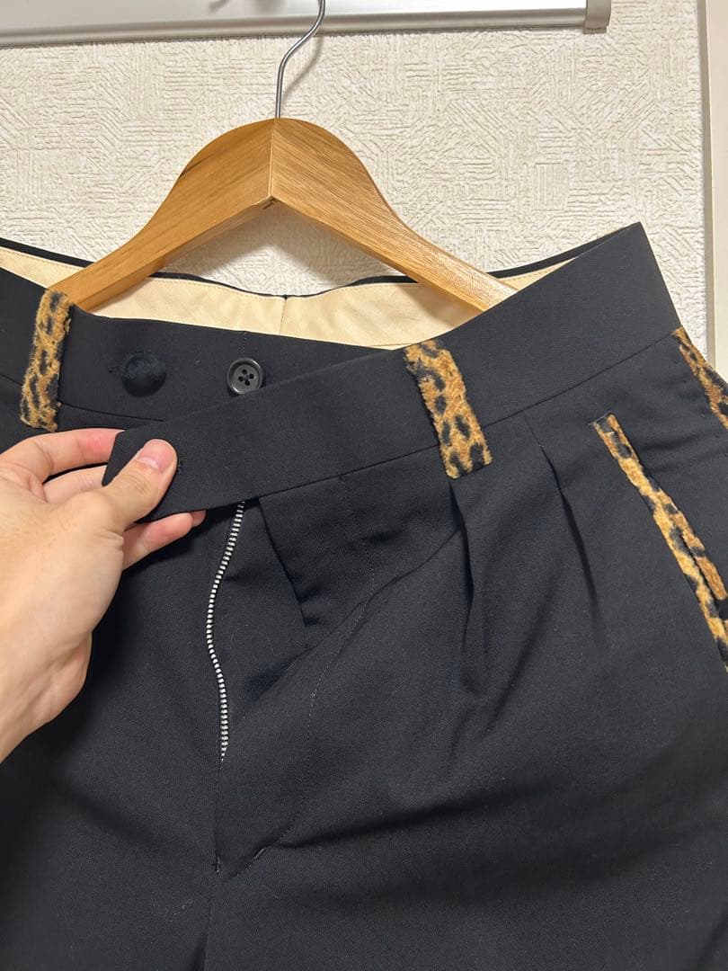 【美品】WACKOMARIA ワコマリア ベスト　パンツセットレオパード　M