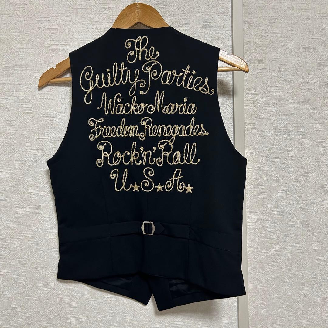 【美品】WACKOMARIA ワコマリア ベスト　パンツセットレオパード　M