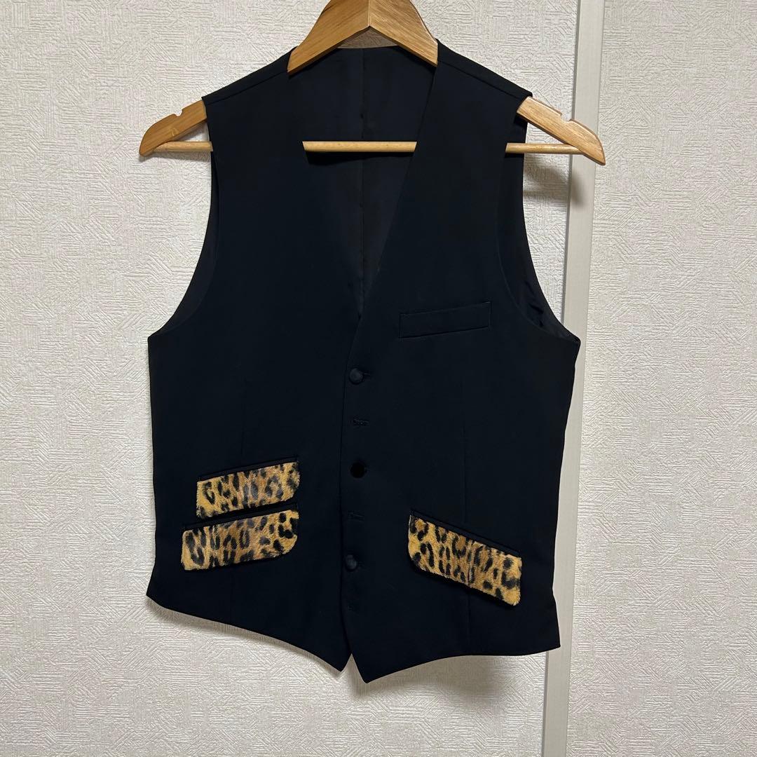 【美品】WACKOMARIA ワコマリア ベスト　パンツセットレオパード　M