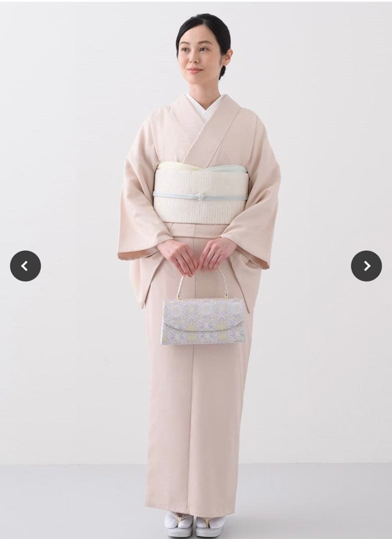 きものやまと　やまと可憐　色無地　桜香　洗える着物 淡いピンク　フォーマル　袷