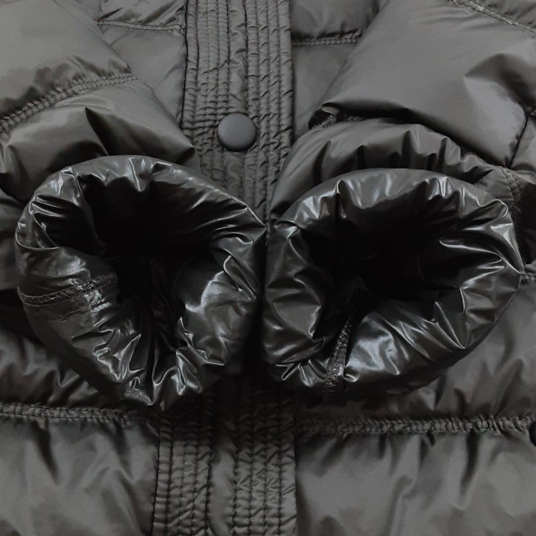 美品◎ARMANI COLLEZIONI アルマーニ ロングダウンコート 黒