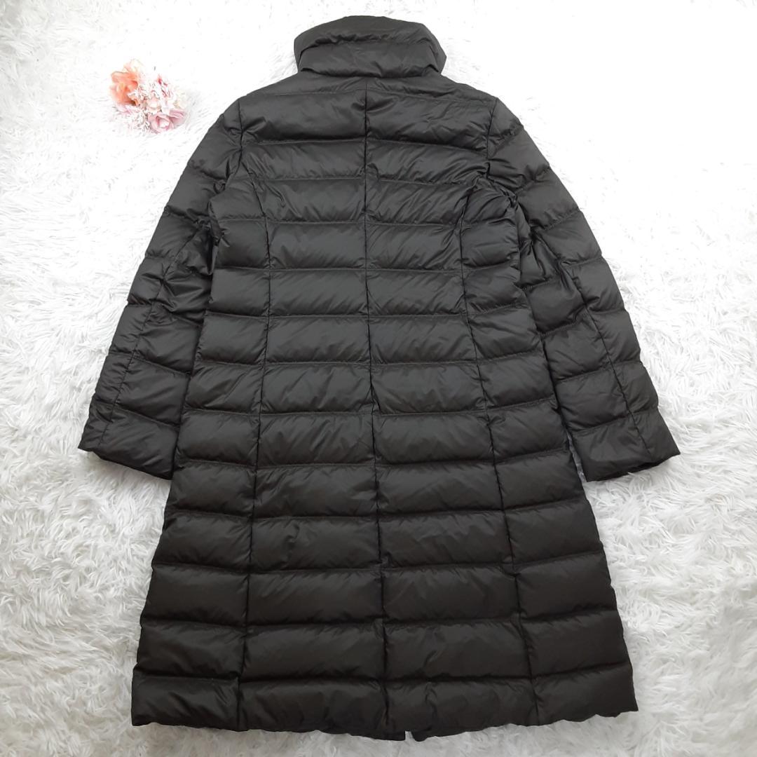 美品◎ARMANI COLLEZIONI アルマーニ ロングダウンコート 黒