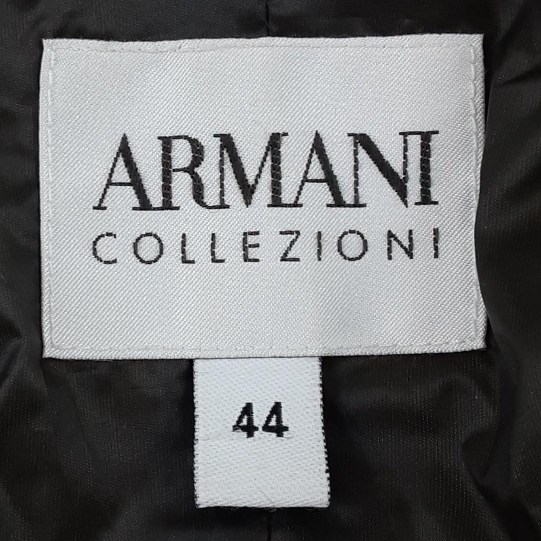 美品◎ARMANI COLLEZIONI アルマーニ ロングダウンコート 黒