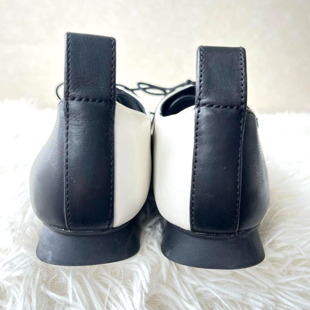 美品　CAMPER カンペールTWINS フラットシューズ　レースアップ