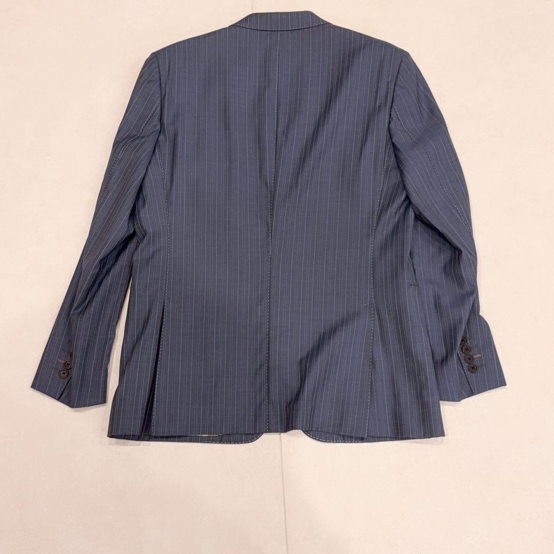 現行モデル ポールスミス×ロロピアーナ セットアップ スーツ　ストライプ XL