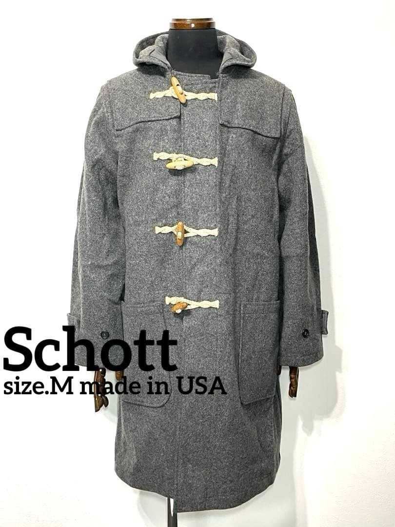 Schottショット◇USA製◇メンズダッフルコート