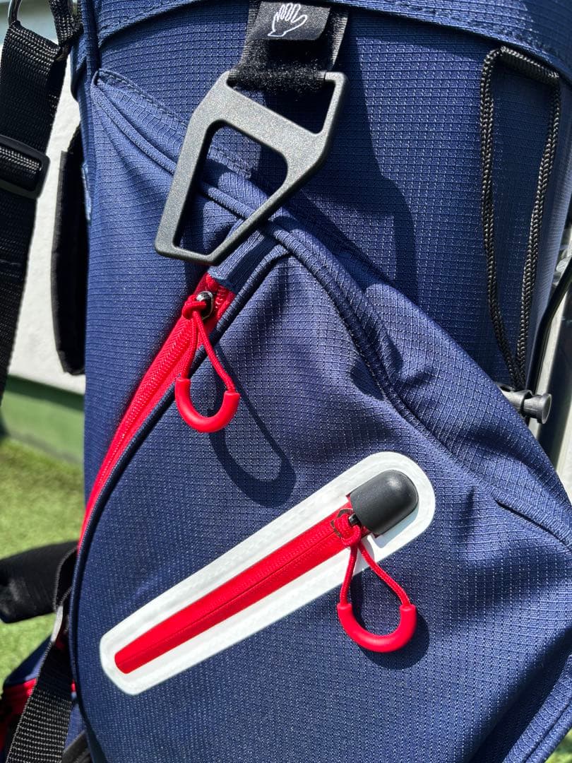 LOVACE スタンドキャディバッグ　ゴルフバッグ　新品　ネイビー　軽量　防水